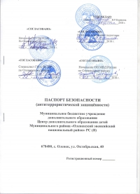 Паспорт антитеррористической защищенности в Челябинске